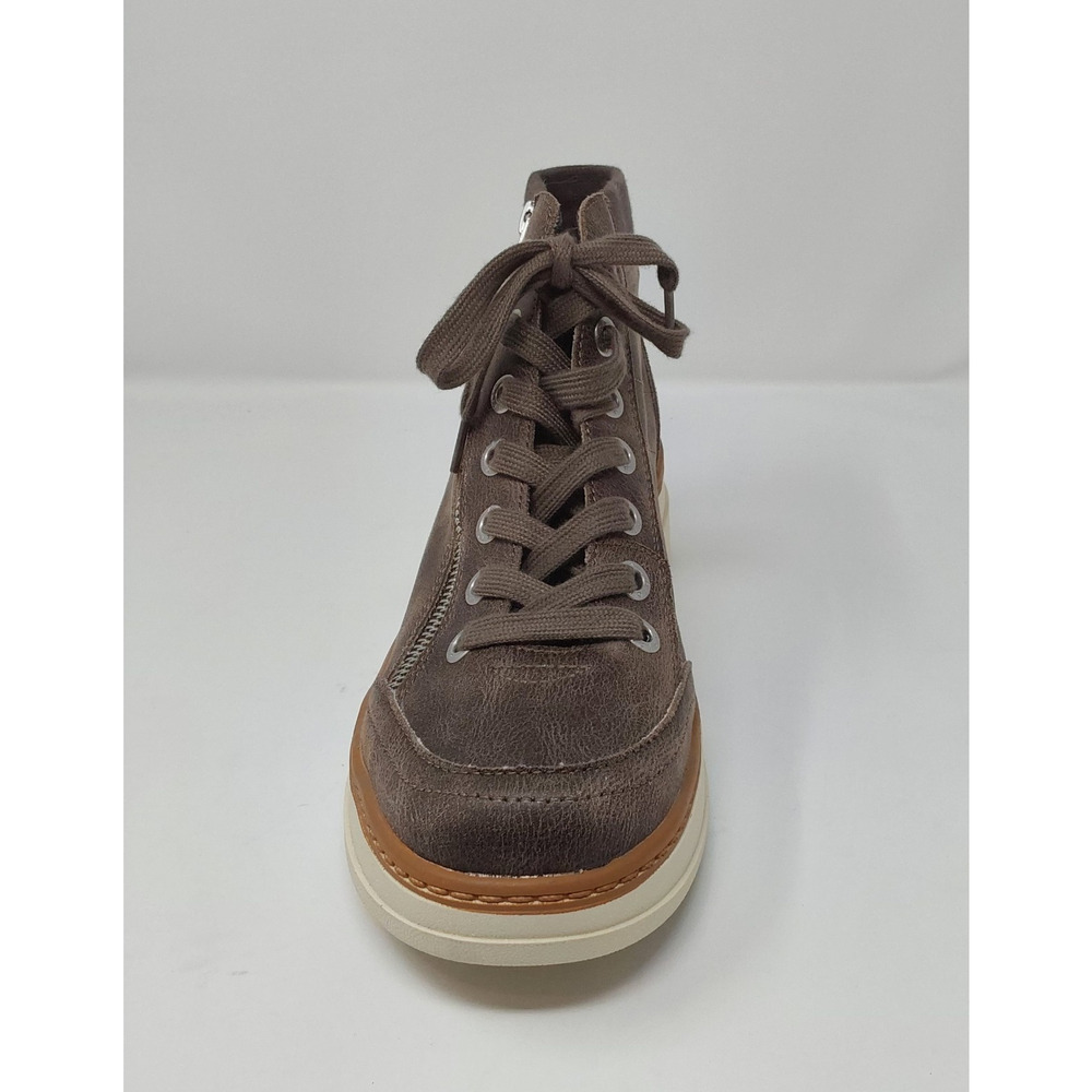 Blowfish Malibu Women’s Brown Wedge Platform Sneakers Zip Lace Up Size 9 - Picture 8 of 12